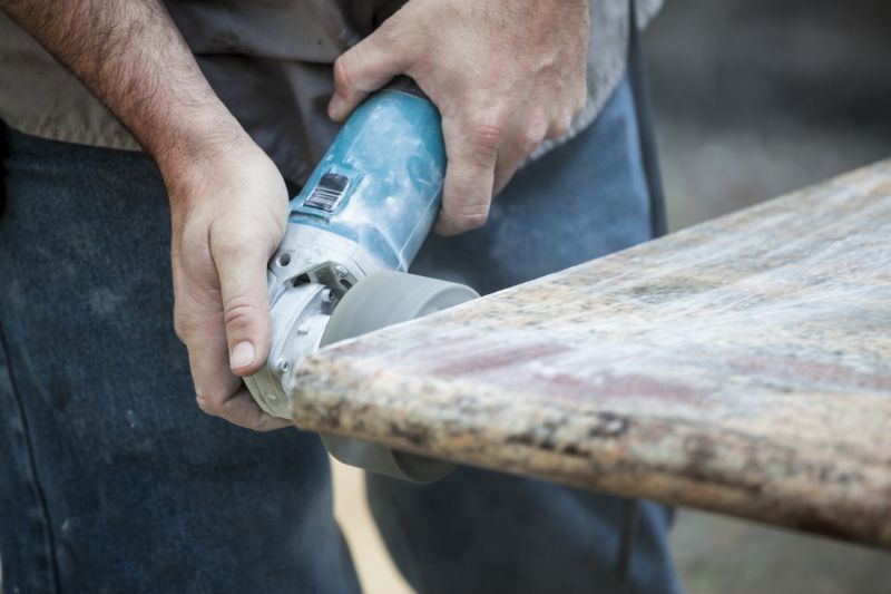 Shiny, Polished Granite Surface